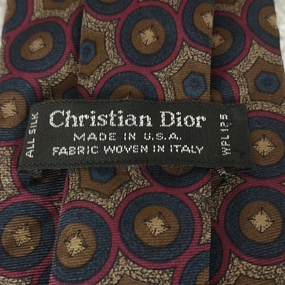 Christian Dior Silk Men's Neck Tie